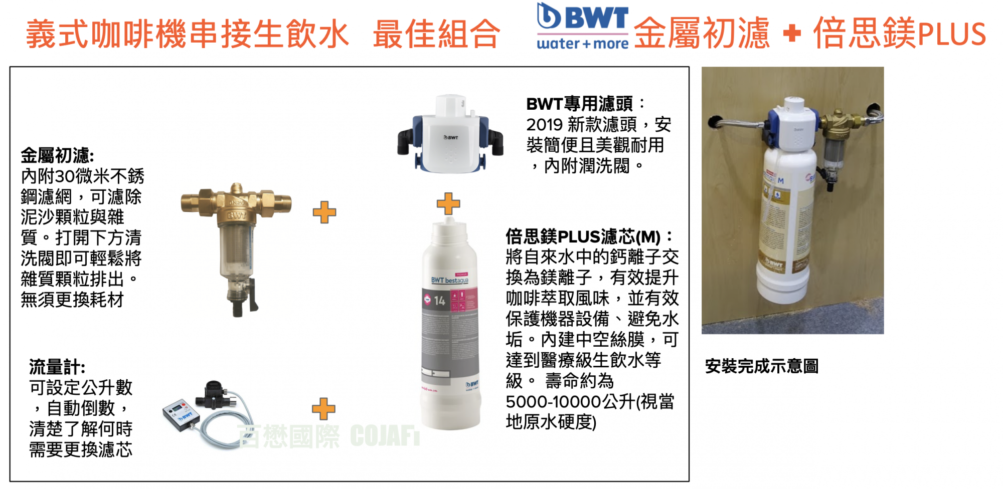 BWT 倍思鎂PLUS 咖啡機生飲兩用濾水器 Bestaqua Premium