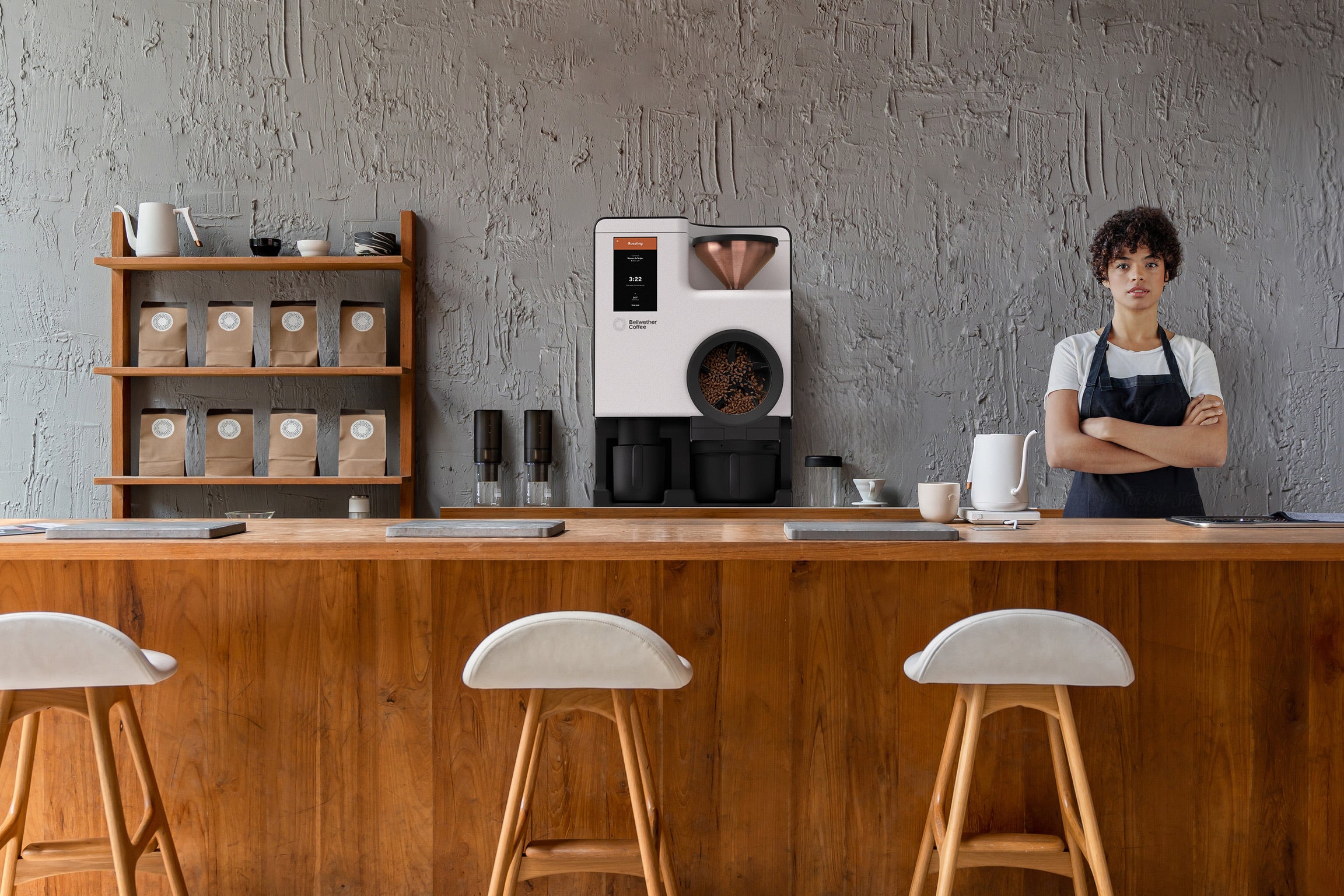 美國Bellwether 無煙電力烘豆機 SHOP ROASTER