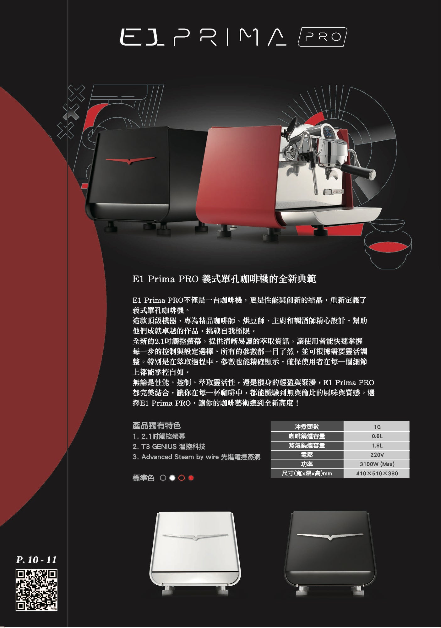 Victoria Arduino PRIMA PRO 單孔咖啡機 （小黑鷹）