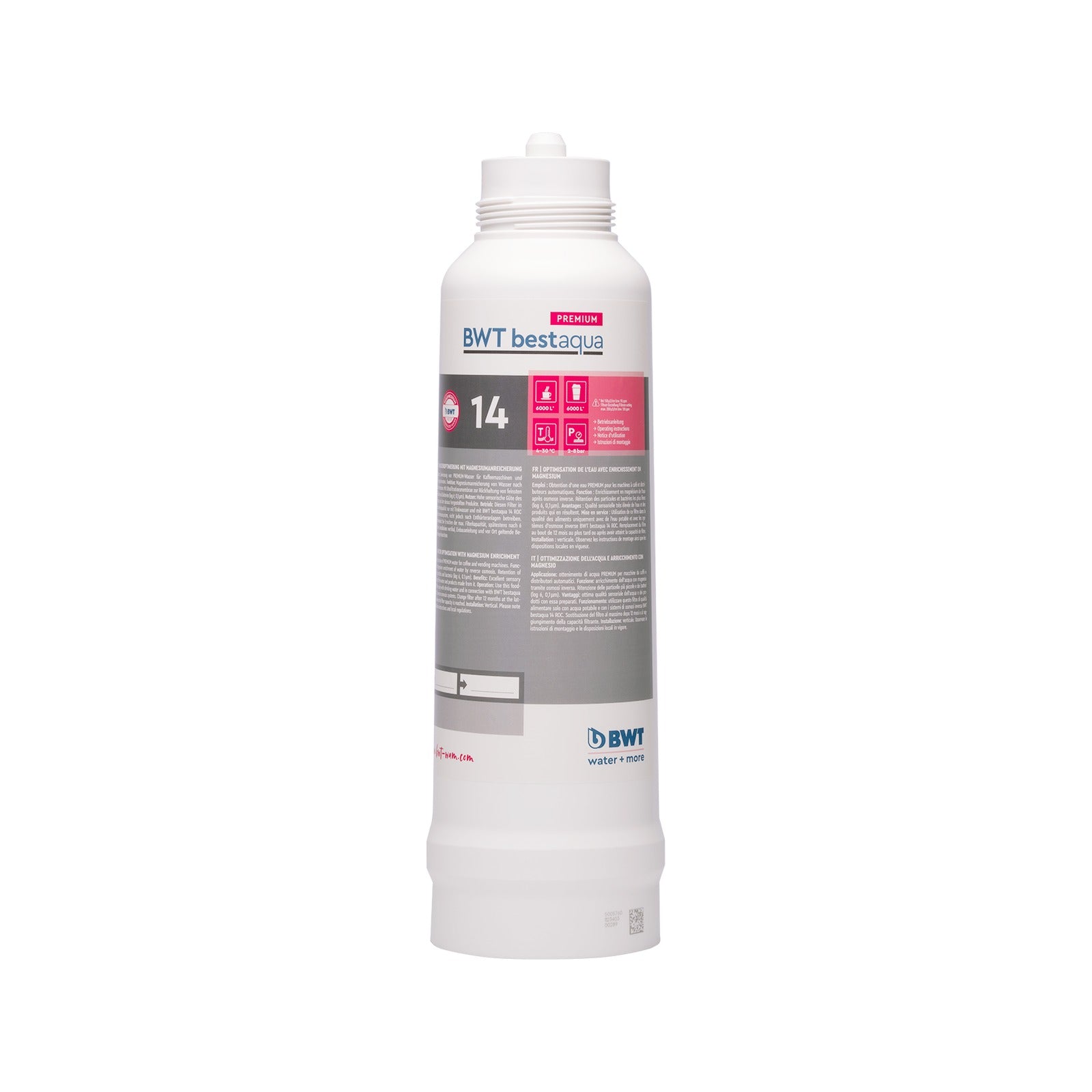德國 BWT Bestaqua Premium 倍思鎂 PLUS 咖啡機生飲兩用濾水器