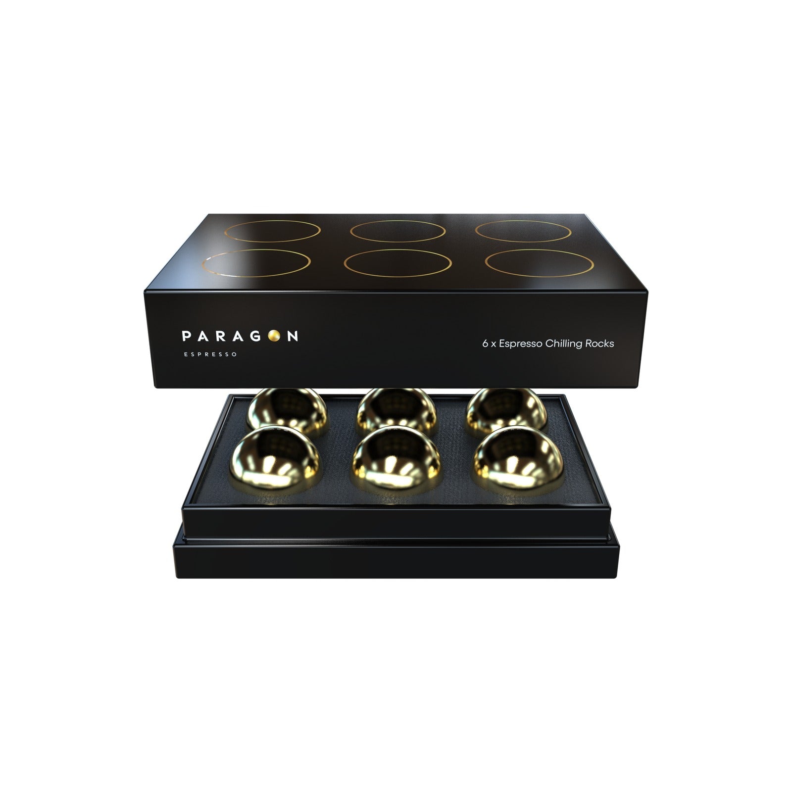 澳洲 Paragon Espresso Chilling Rocks 濃縮咖啡專用冰石 6 顆盒裝（不含支架）